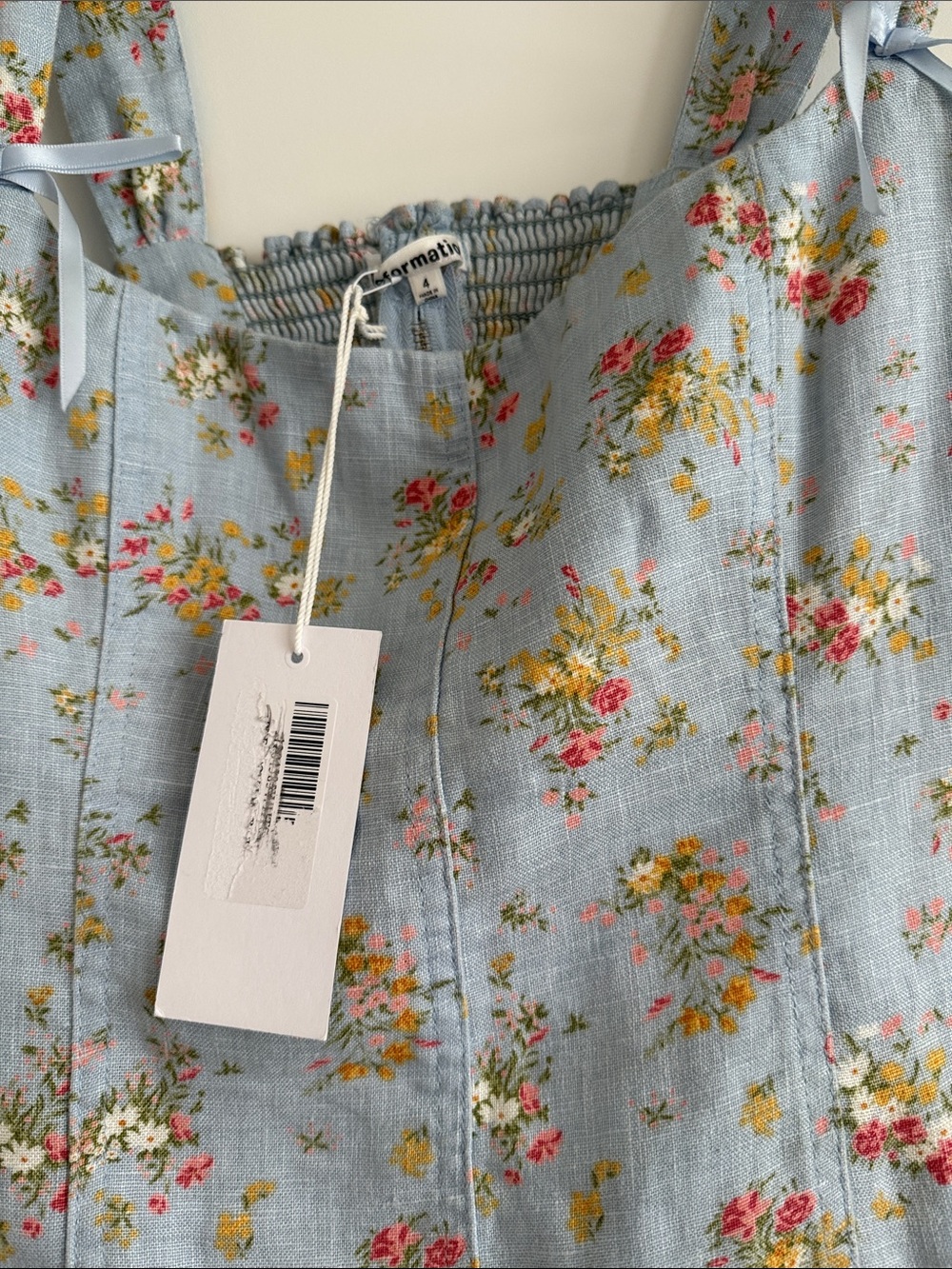Reformation crop floral tank - Picture 3 of 4